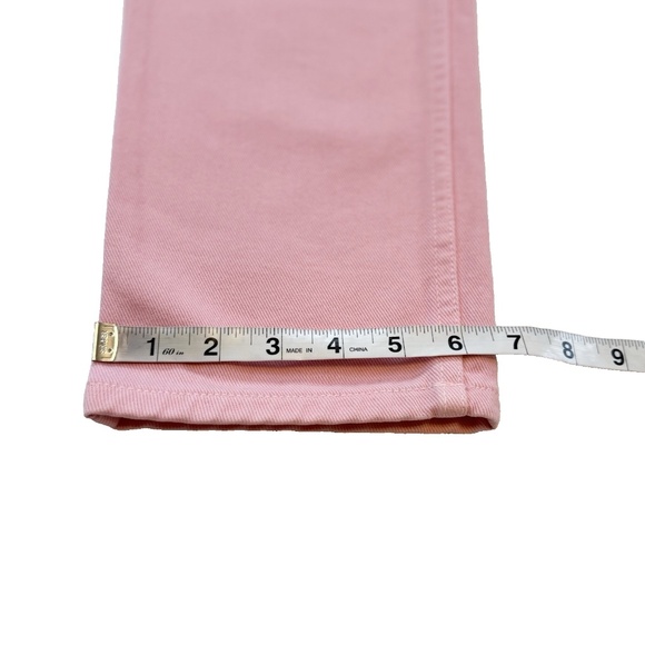 Vintage Guess High Rise Pink Jeans Women’s Size 30 Straight Leg USA 100% Cotton - Picture 6 of 15